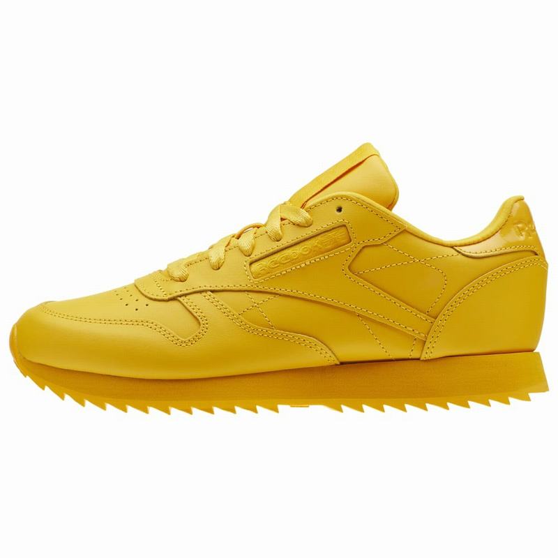 Reebok Classic Leather Ripple Tenisky Damske - Zlate FP9569DX